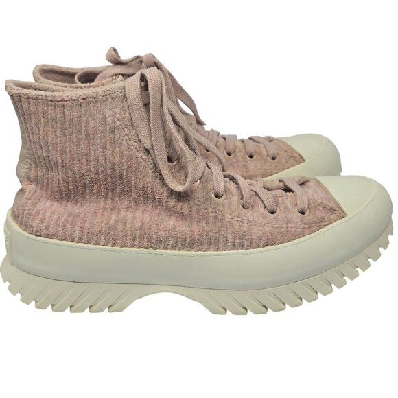 Converse CTAS Lugged 2.0 Hi Stone Mauve/Saddle/Egret Women's 10.5 - Picture 3 of 8
